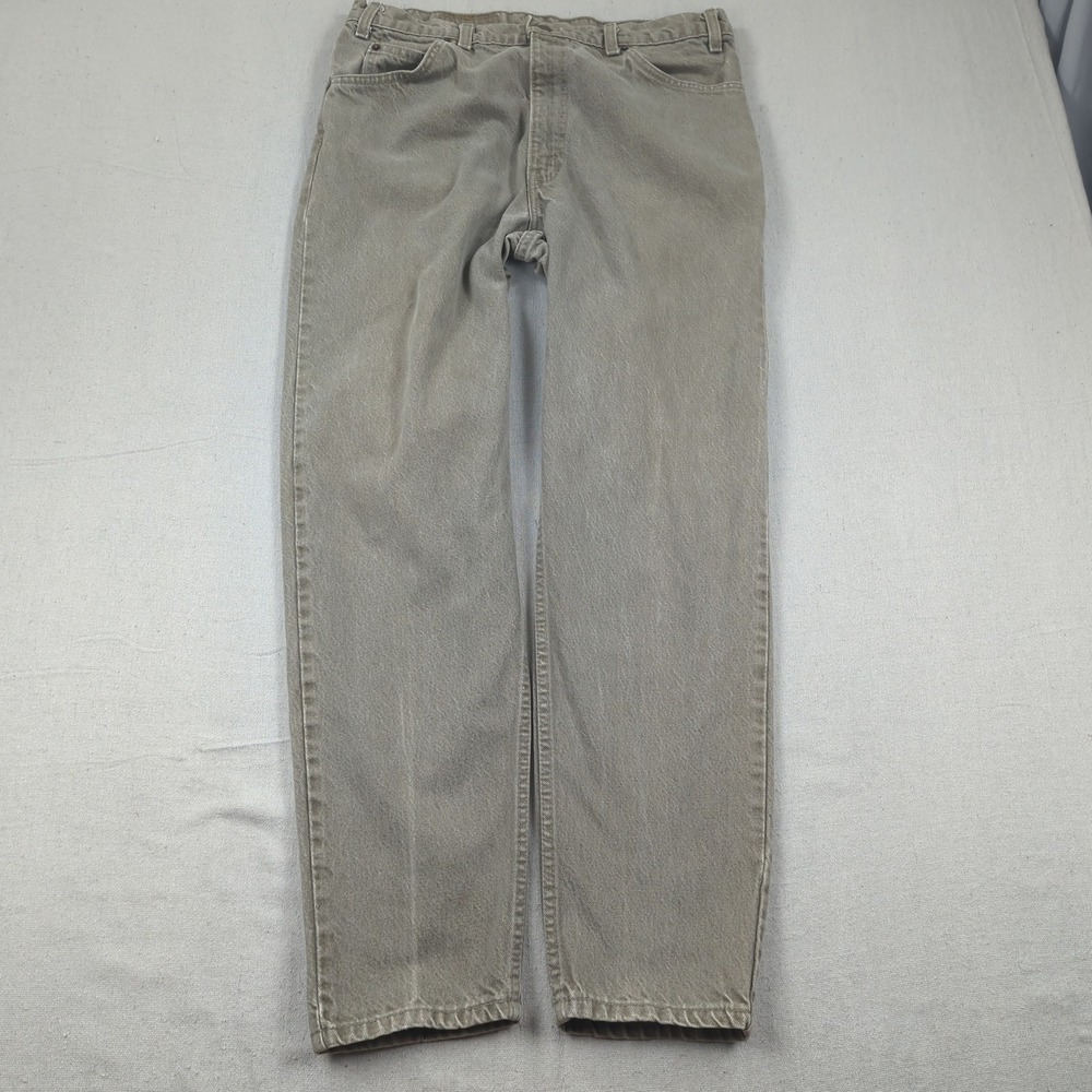 Vintage Levis 550 Jeans Mens 36x32 Gray Orange Tab 90s Made in USA